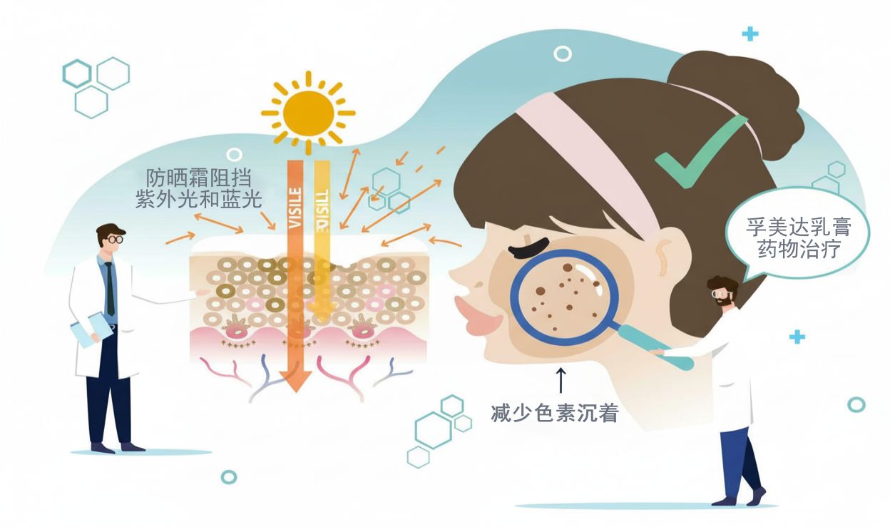 黄褐斑治疗期间用哪种防晒霜更好？
